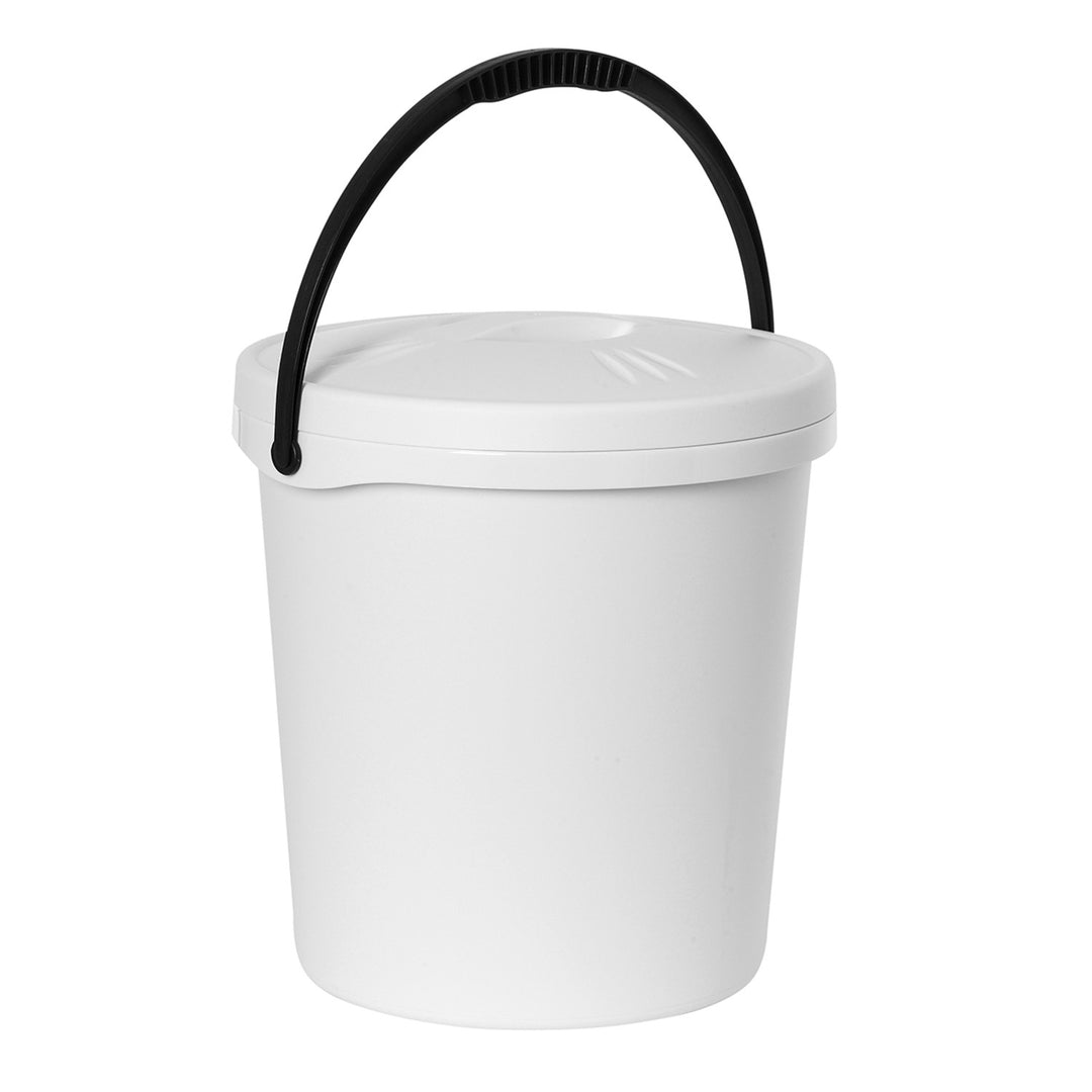Cubo Plast Team, tapa, asa, 16 litros, blanco, 2062