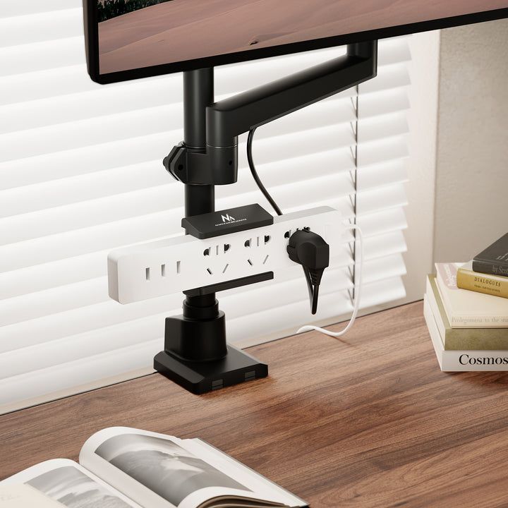 Maclean Soporte de regleta para soportes de poste, universal, MC-994