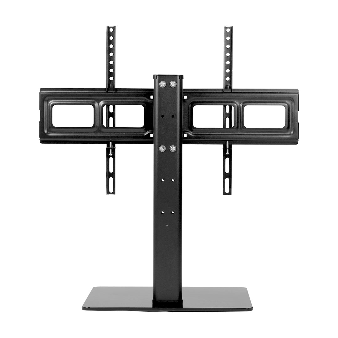 Suporte de TV universal Maclean MC-386 para TVs de 32 a 75" até 40 kg, ajustável em 3 alturas, VESA máx. 600 x 400 mm, suporte de TV, base em vidro temperado