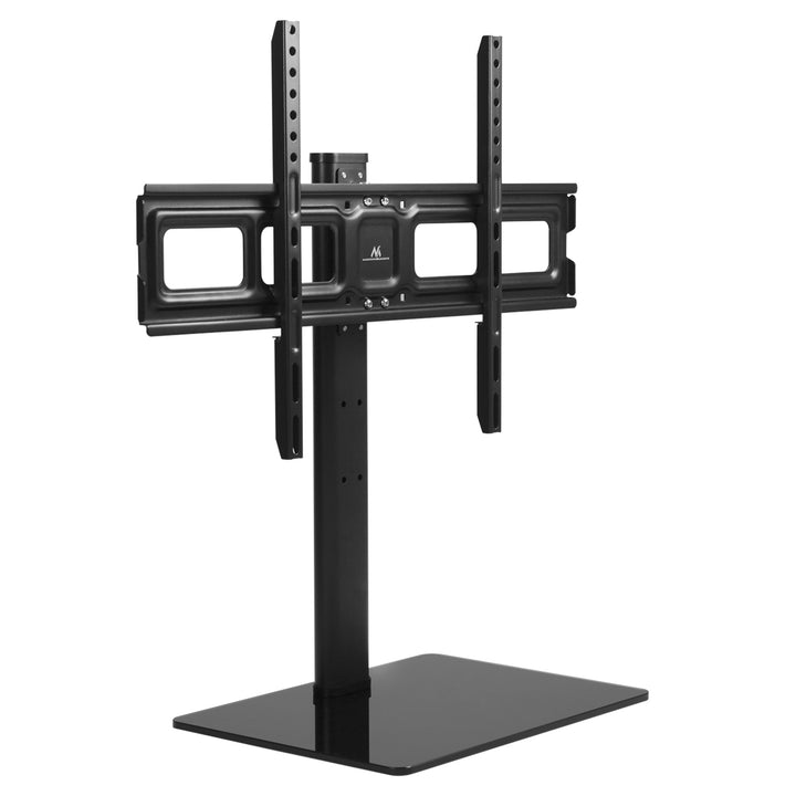 Suporte de TV universal Maclean MC-386 para TVs de 32 a 75" até 40 kg, ajustável em 3 alturas, VESA máx. 600 x 400 mm, suporte de TV, base em vidro temperado