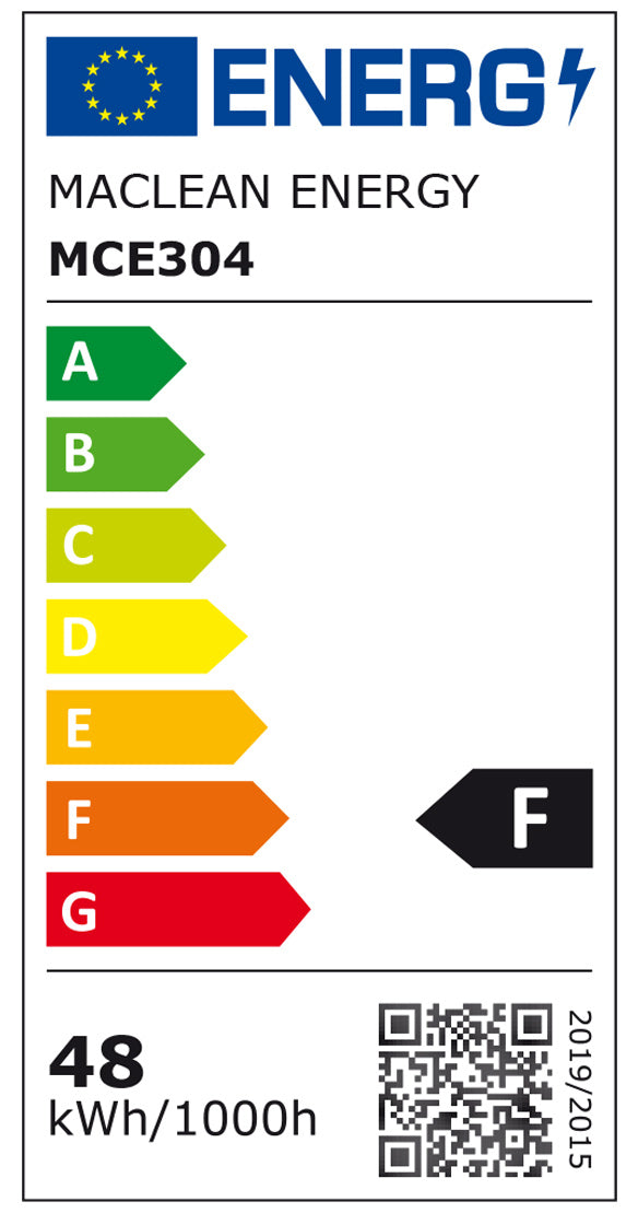 4 lâmpadas LED Maclean, E27, 48 W, 220-240 V CA, branco neutro, 4000 K, 5040 lm, MCE304 NW