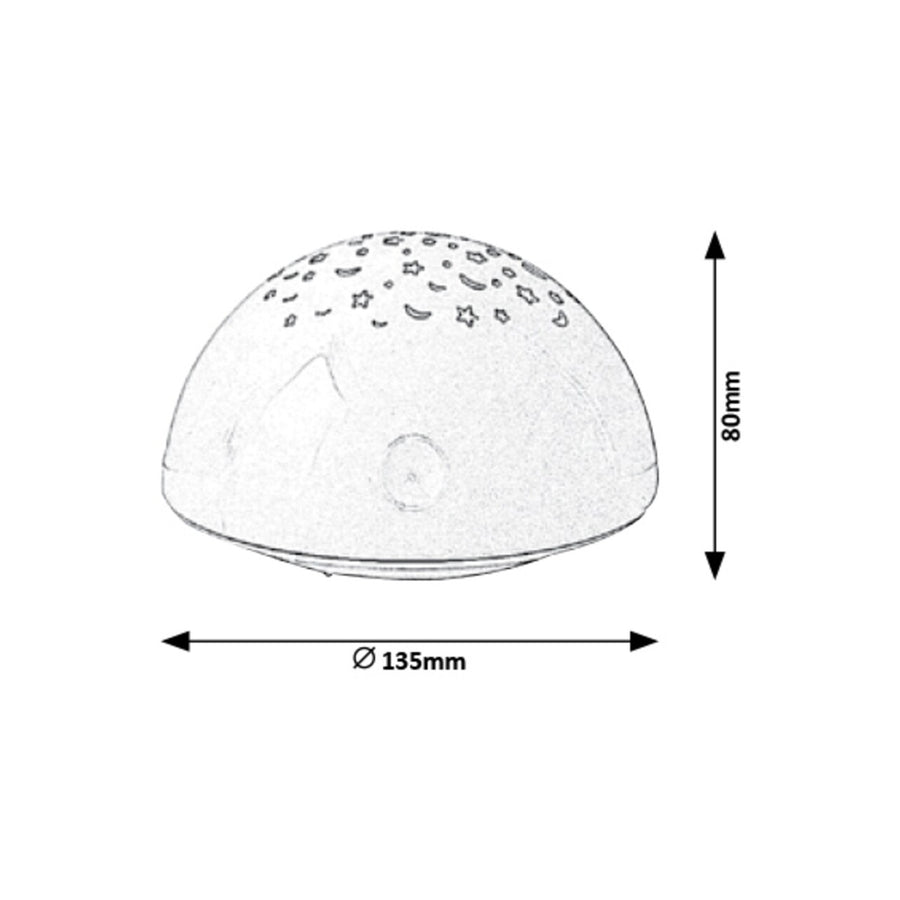Rabalux Lina - Candeeiro decorativo, com saliências, 0,5W