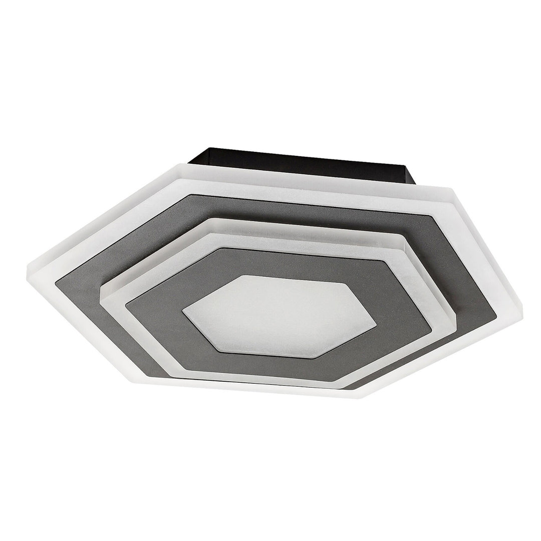 Candeeiro de parede Rabalux, candeeiro de teto moderno, 23 W, cor quente e fria, Bitsi