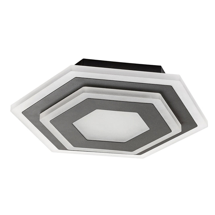 Candeeiro de parede Rabalux, candeeiro de teto moderno, 23 W, cor quente e fria, Bitsi