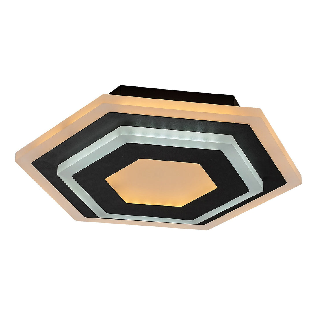 Candeeiro de parede Rabalux, candeeiro de teto moderno, 23 W, cor quente e fria, Bitsi