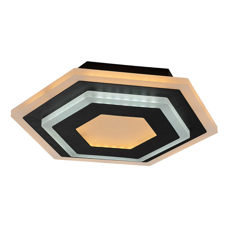Candeeiro de parede Rabalux, candeeiro de teto moderno, 23 W, cor quente e fria, Bitsi