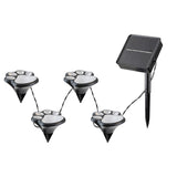 Rabalux Luces solares, 4 piezas, LED, IP44, batería 600mAh, Wigry