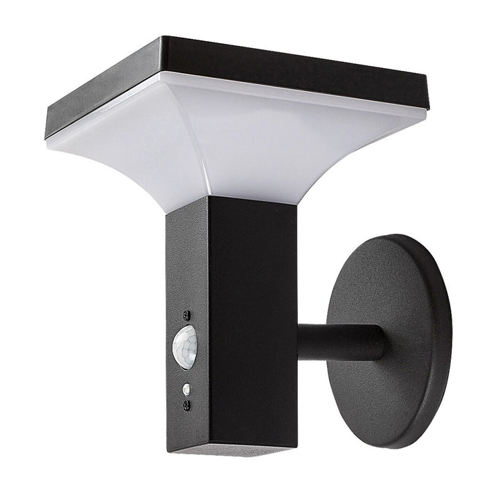 Candeeiro de parede exterior Rabalux, lâmpada solar, IP44, LED 4W, Geleen