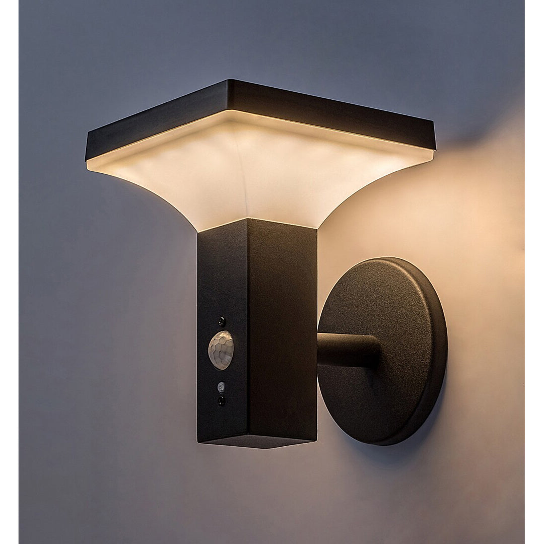 Candeeiro de parede exterior Rabalux, lâmpada solar, IP44, LED 4W, Geleen