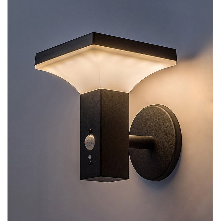 Candeeiro de parede exterior Rabalux, lâmpada solar, IP44, LED 4W, Geleen