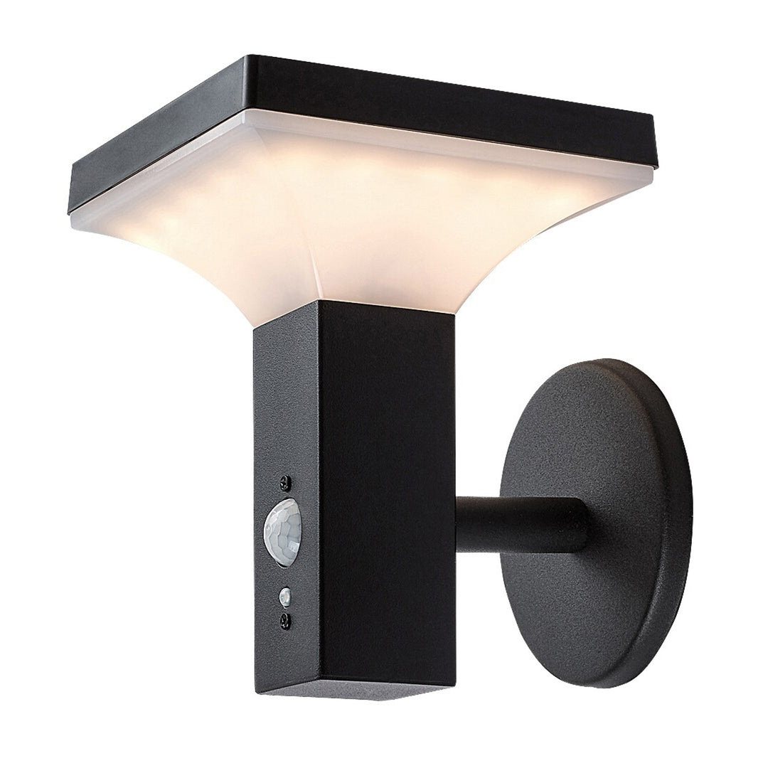 Candeeiro de parede exterior Rabalux, lâmpada solar, IP44, LED 4W, Geleen