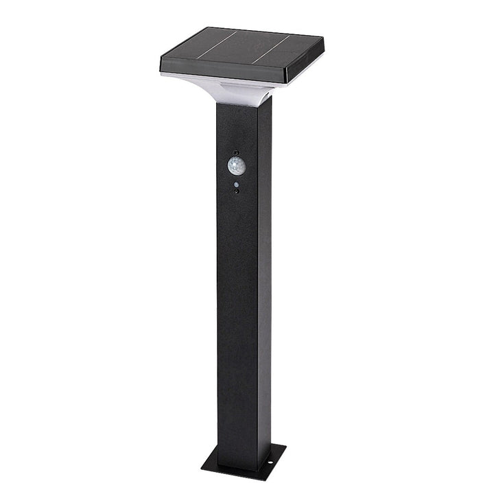 Candeeiro de exterior Rabalux, candeeiro de pé solar, LED 4W, IP44, preto, Geleen