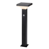 Candeeiro de exterior Rabalux, candeeiro de pé solar, LED 4W, IP44, preto, Geleen