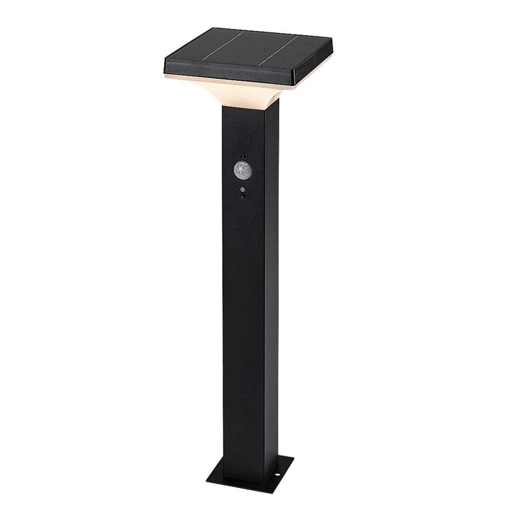 Candeeiro de exterior Rabalux, candeeiro de pé solar, LED 4W, IP44, preto, Geleen