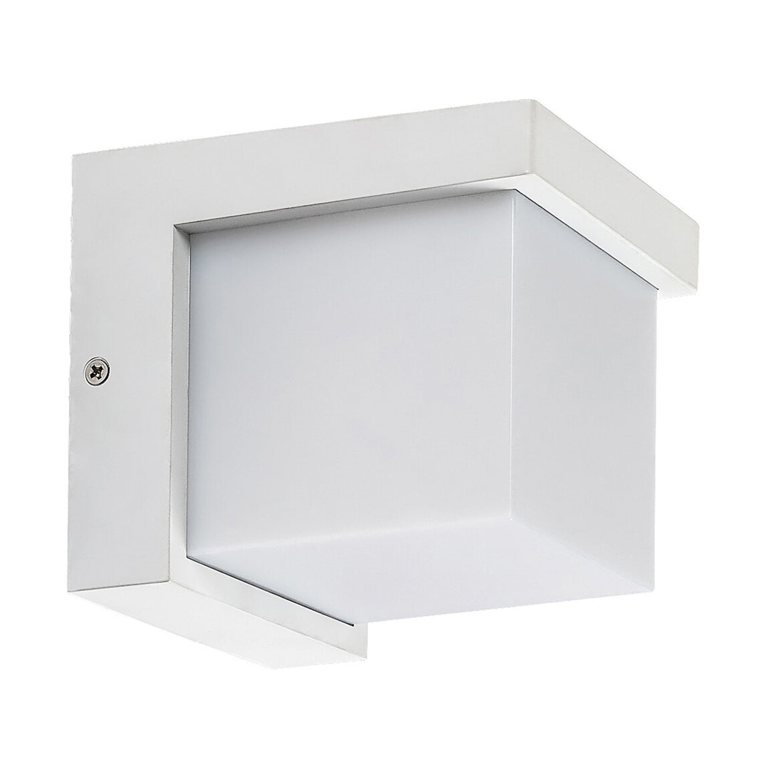Candeeiro de parede Rabalux para exterior, LED 10W, IP54, branco, Andelle