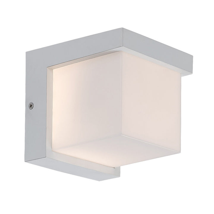 Candeeiro de parede Rabalux para exterior, LED 10W, IP54, branco, Andelle