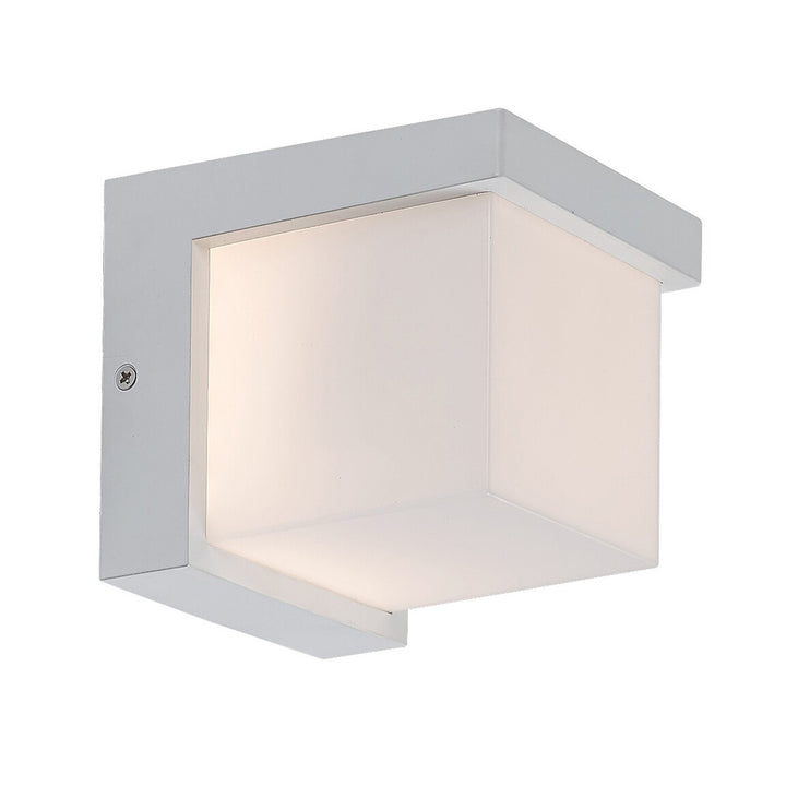 Candeeiro de parede Rabalux para exterior, LED 10W, IP54, branco, Andelle