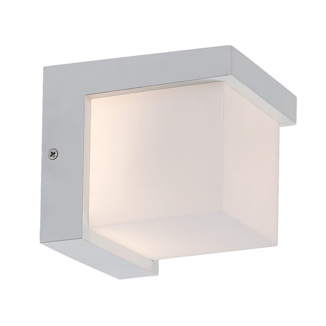 Candeeiro de parede Rabalux para exterior, LED 10W, IP54, branco, Andelle