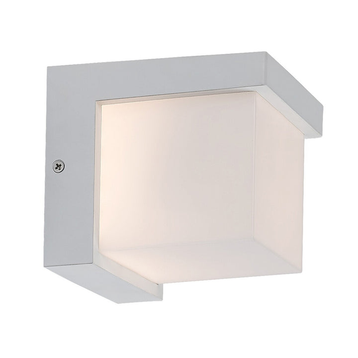 Candeeiro de parede Rabalux para exterior, LED 10W, IP54, branco, Andelle