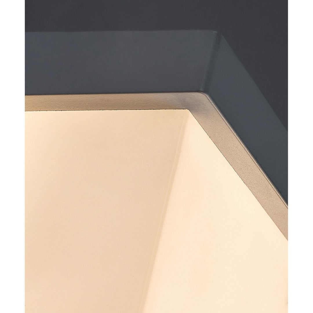 Candeeiro de parede Rabalux para exterior, LED 10W, IP54, branco, Andelle