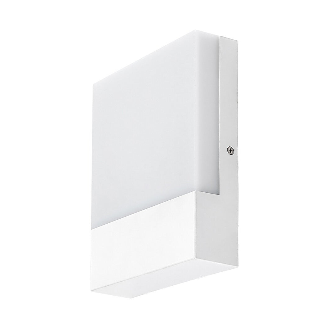 Candeeiro de exterior Rabalux, aplique de parede, LED 10W, IP44, branco, Gimone