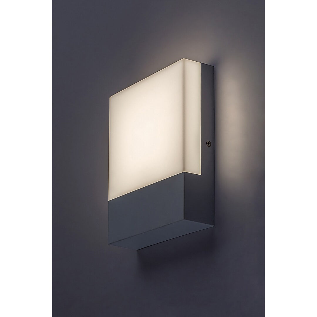 Candeeiro de exterior Rabalux, aplique de parede, LED 10W, IP44, branco, Gimone