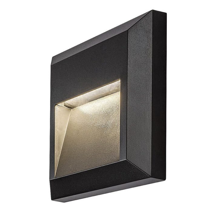 Aplique de parede exterior Rabalux, lâmpada LED 4W, antracite, Trento