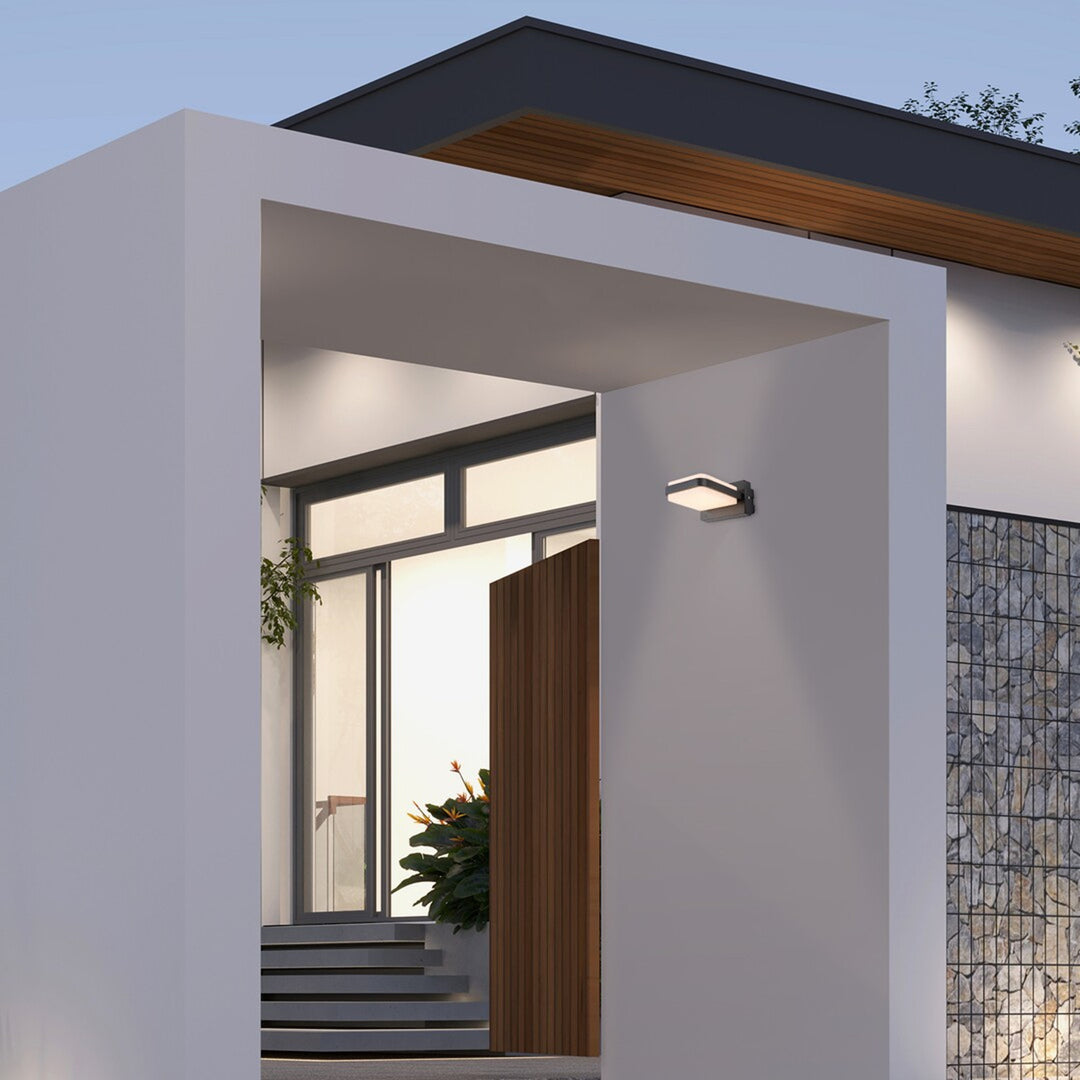 Candeeiro Rabalux, Candeeiro de Parede para Exterior, Candeeiro de Parede, IP44, LED, 12W, Suave