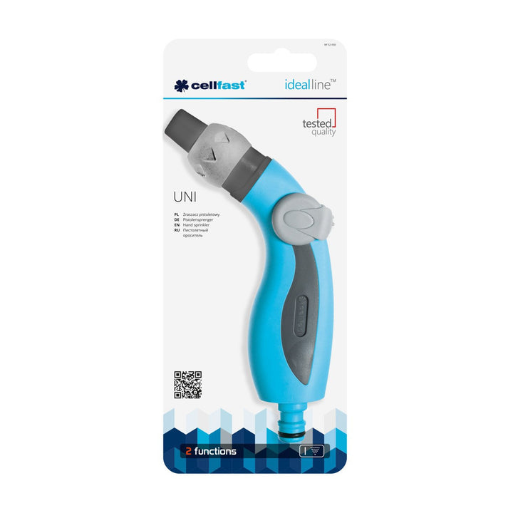 Aspersor tipo pistola Cellfast, infinitamente ajustável, Uni Ideal