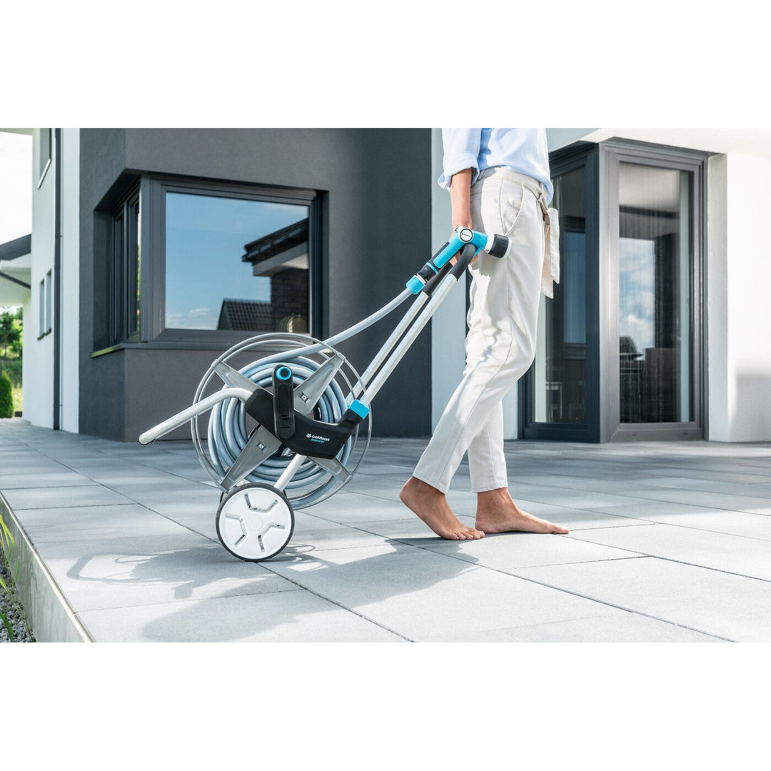 Conjunto de jardim Cellfast, carrinho, mangueira de 20 m 3/4, aspersor, acessórios, EXPLORER