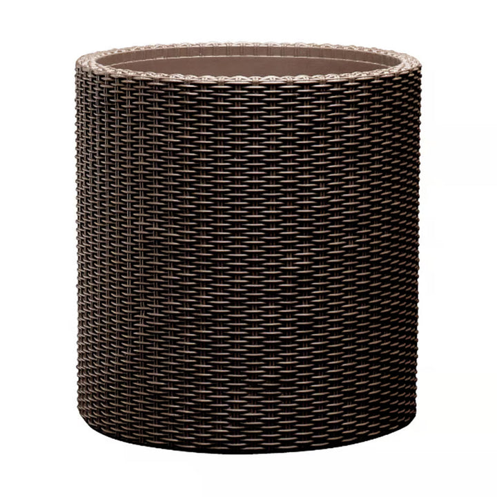 Keter Macetero redondo, diámetro 36 cm, bronce, Cylinder Planter M
