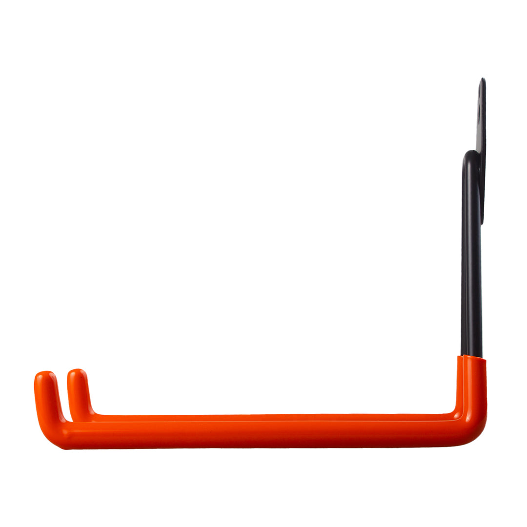 Gancho de garagem Maclean MC-444, suporte de parede para pneus, ferramentas, escada, bicicleta, gancho de parede para organização, gancho duplo de arrumação, cabide para ferramentas (carga máxima: 25 kg)