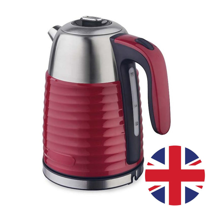 Hervidor eléctrico 1,7L Maestro MR-051-RED, color del cuerpo rojo - enchufe británico