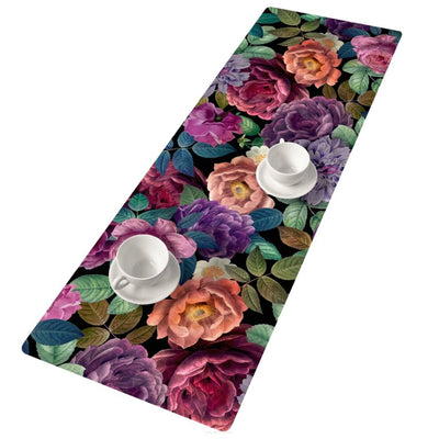 Caminho de Mesa Bertoni em Feltro, 115x40cm, Estampado Enigma