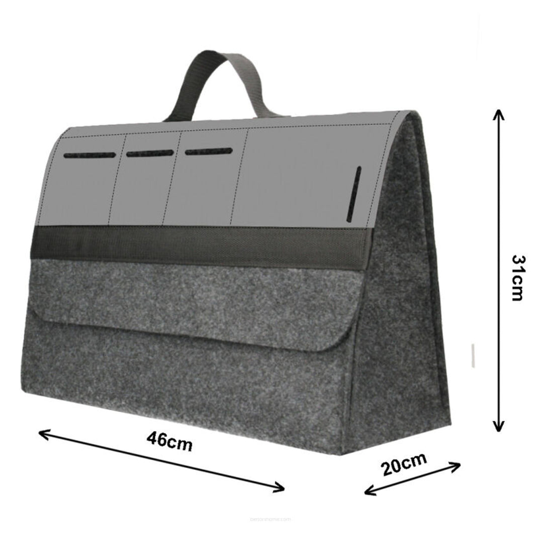 Bolsa Arco Design, Organizador de Mala de Carro, 46x20cm, Triângulo B-LUX