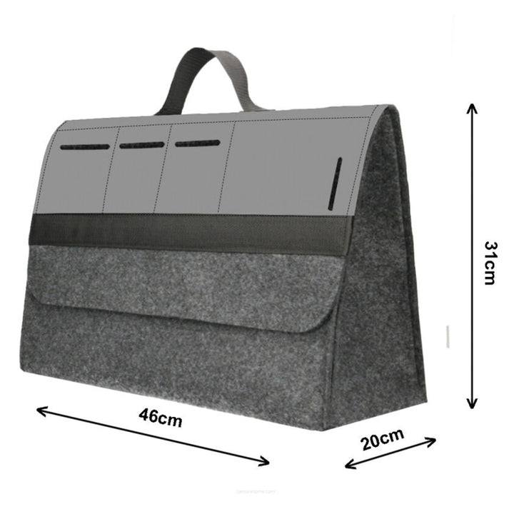 Bolsa Arco Design, Organizador de Mala de Carro, 46x20cm, Triângulo B-LUX