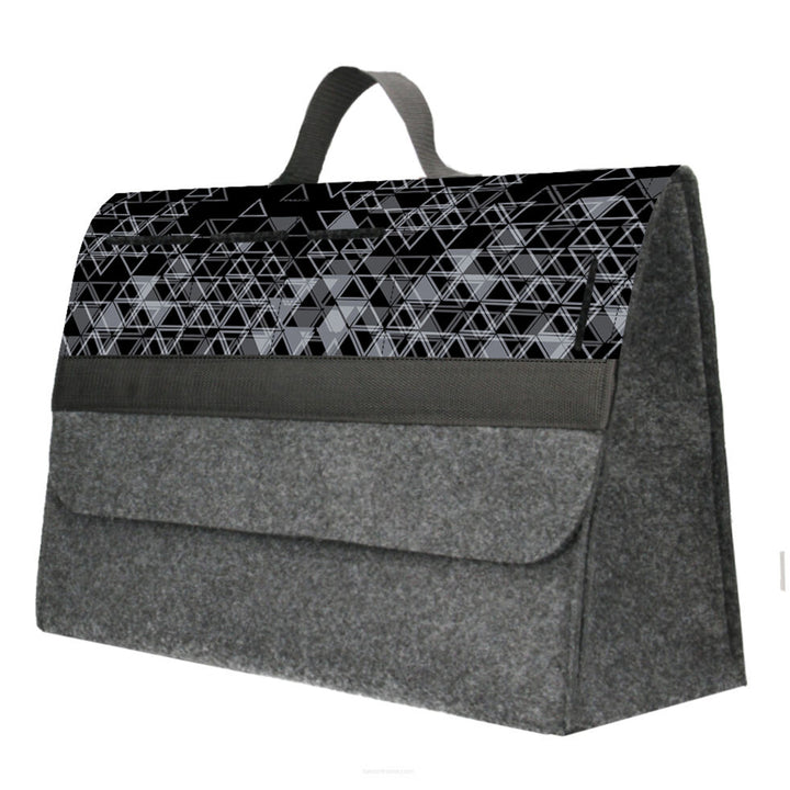 Bolsa Arco Design, Organizador de Mala de Carro, 46x20cm, Triângulo B-LUX