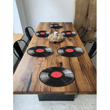 Bertoni Juego de Salvamanteles, 6 unidades, Redondo, 33 cm, Diseño Vinilo
