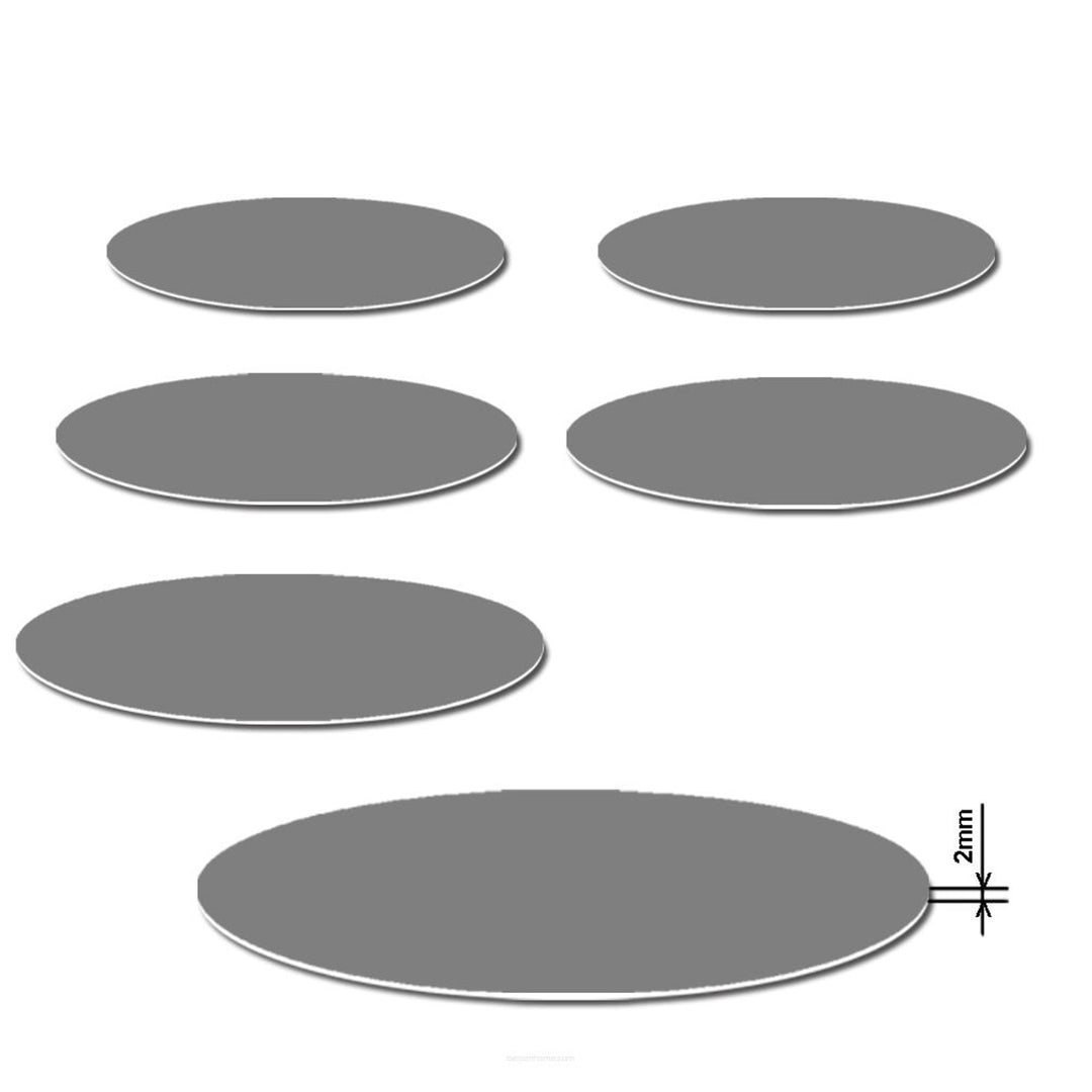 Conjunto de Trevo Bertoni, 6 peças, redondo, 33 cm, design elegante