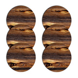 Conjunto de Base para Panela Bertoni Arco Design, 6 Peças, Redondo, 33 cm, Madeira
