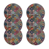 Arco Design Juego de salvamanteles Bertoni, 6 piezas, redondo, 33 cm, Valencia