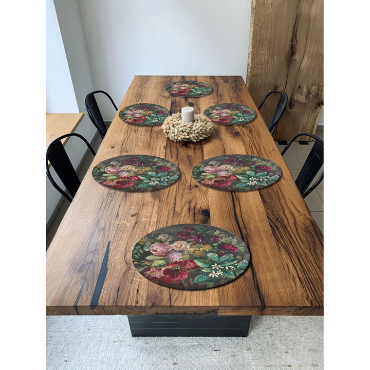 Conjunto de Trivet Bertoni Arco Design, 6 peças, redondo, 33 cm, Bouquet