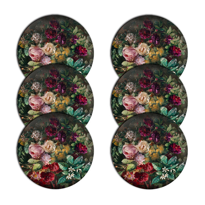Conjunto de Trivet Bertoni Arco Design, 6 peças, redondo, 33 cm, Bouquet