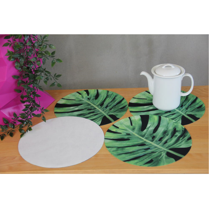 Conjunto de Trevo Bertoni Arco Design, 4 peças, redondo, 33 cm, Noite das Galápagos