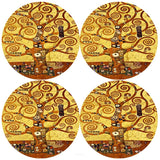 Arco Design Juego de salvamanteles Bertoni, 4 piezas, redondo, 33 cm, Artdeco