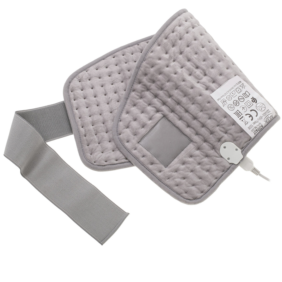 Cinturón lumbar calefactor Adler, 4 ajustes de temperatura, potencia 100W, mando a distancia LCD, AD 7437