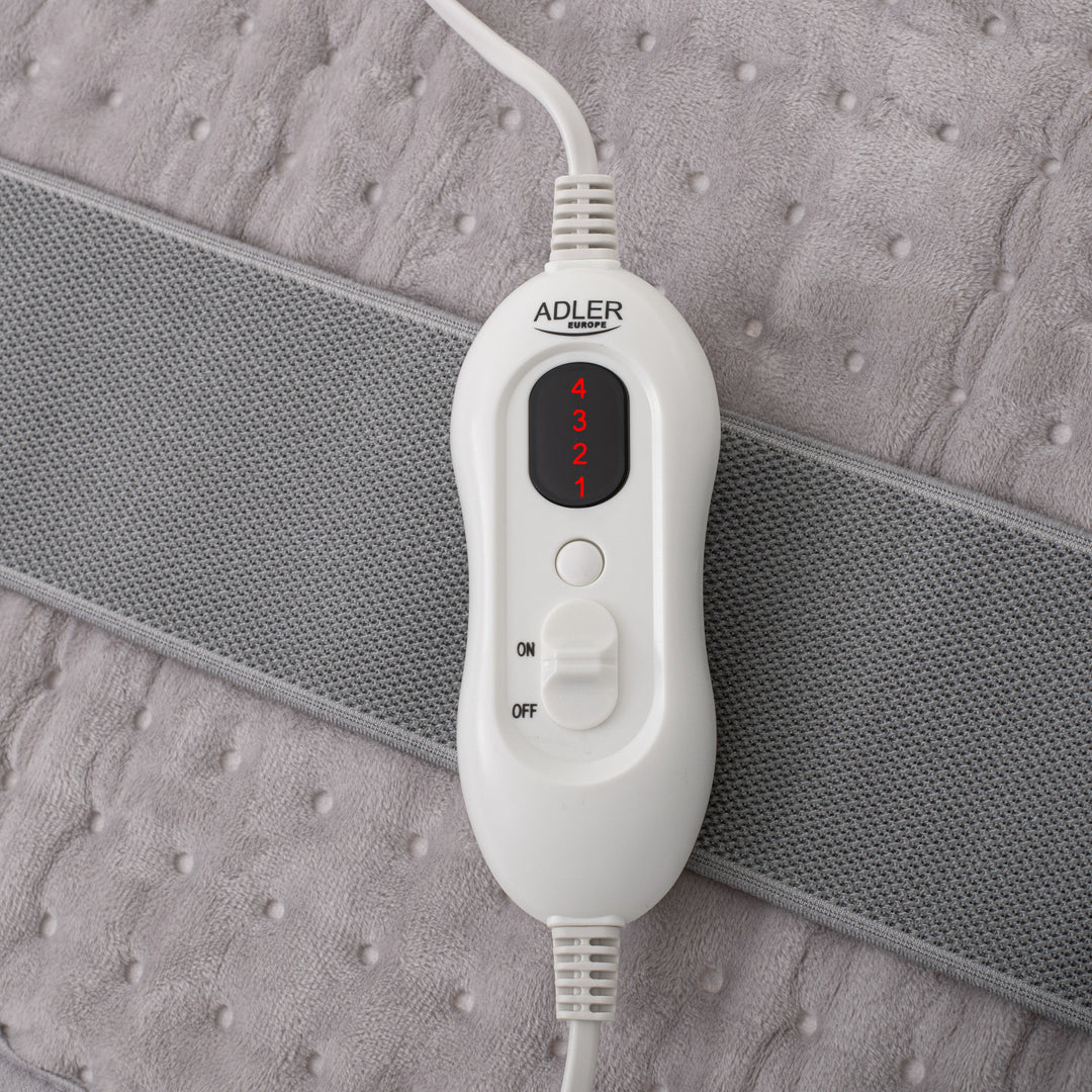 Cinturón lumbar calefactor Adler, 4 ajustes de temperatura, potencia 100W, mando a distancia LCD, AD 7437