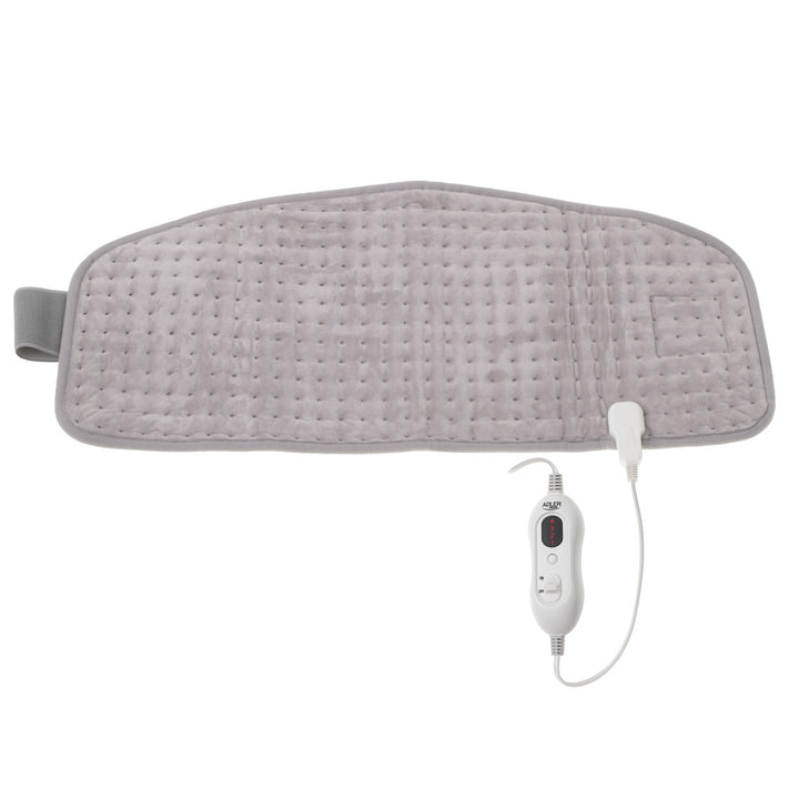 Cinturón lumbar calefactor Adler, 4 ajustes de temperatura, potencia 100W, mando a distancia LCD, AD 7437