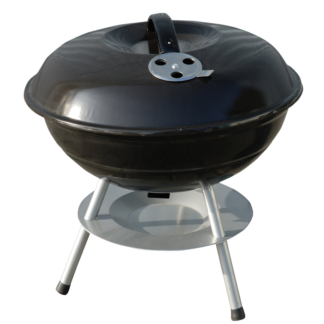 Grelhador Master Grill &amp; Party estilo chaleira, aço esmaltado, 36 cm de diâmetro, MG415