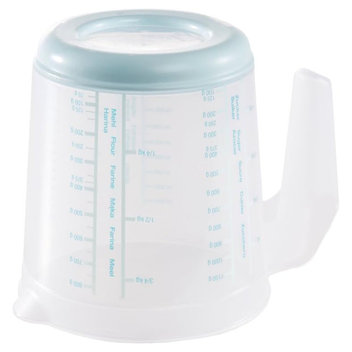 Jarra de medição Keeper, antiderrapante com pega, 1L, água-marinha, Masimmo